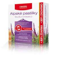 Cemio Alpské pastilky ŠALVĚJ A VITAMIN C 30+10 PST